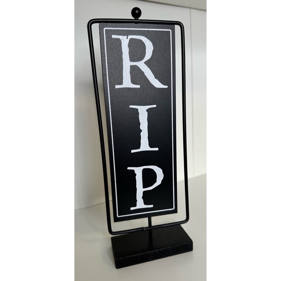 RIP EEK Rotating Sign Double Sided Home Decor - Picture 2 of 5